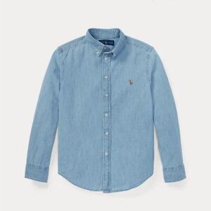 Ralph Lauren Cotton Chambray Shirt Boys 8-20